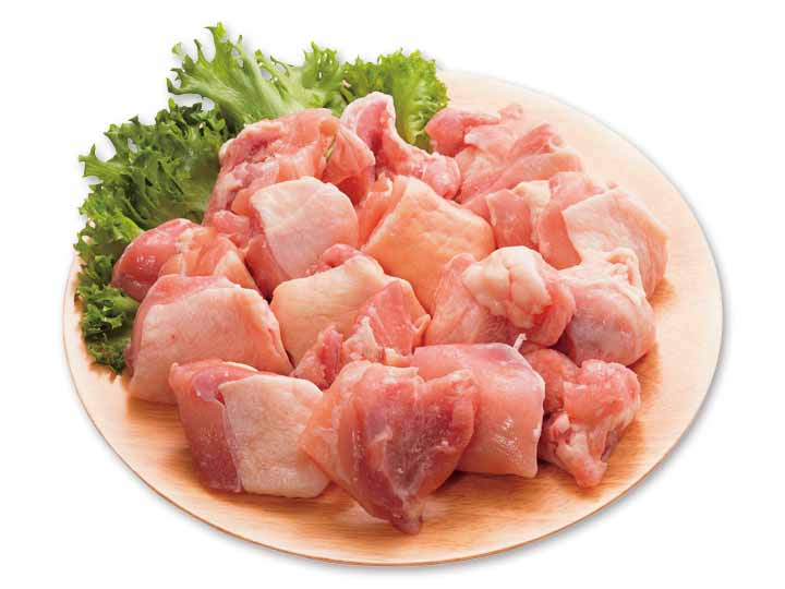 【予約】12／14週　徳用・まほろば　鶏モモ肉唐揚用・バラ凍結