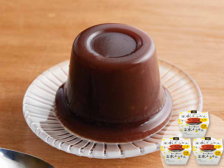 【お得】あんこ屋さんが作った　有機水ようかん（小倉餡）×3