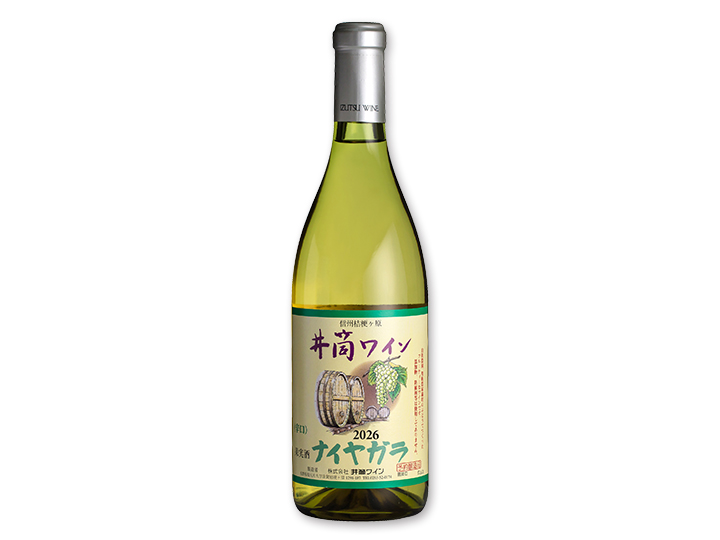 予約11／16週　井筒ワイン　ナイヤガラ（白辛口）酸化防止剤無添加