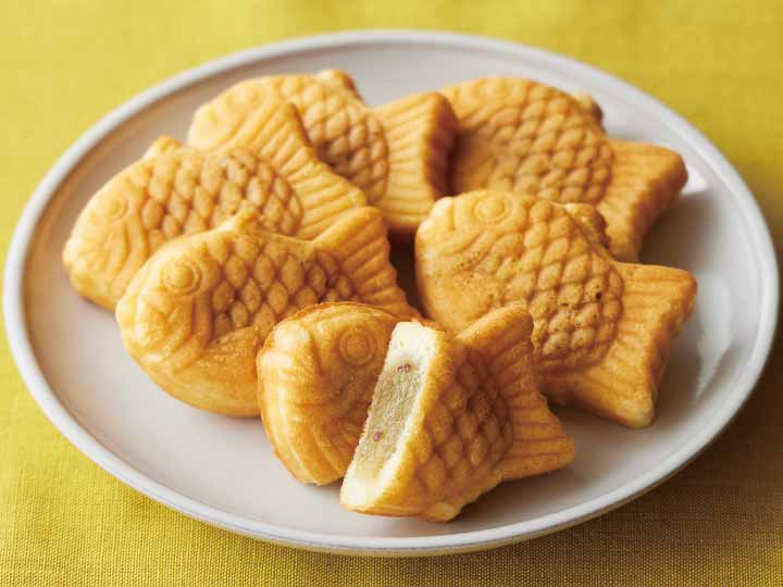 さつまいも餡のミニたい焼き