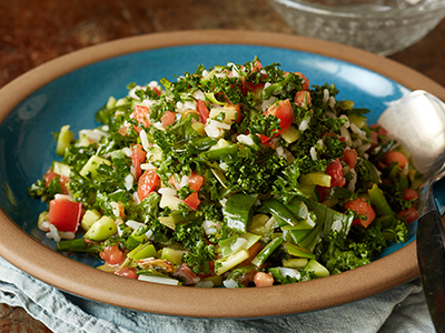 【ベジオタのひと皿】やわらか有機パセリが主役の中東風ライスサラダ写真