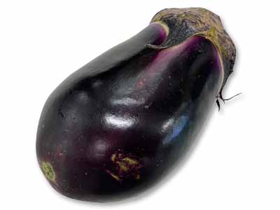 南農園の泉州産水茄子　1本写真