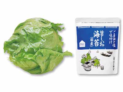 春のレタス＆旨しお海苔セット写真