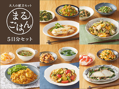 大人の献立 まるごはん5日分セット・133号写真