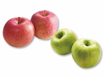 2色のりんごセット（ふじ＆グラニースミス）写真