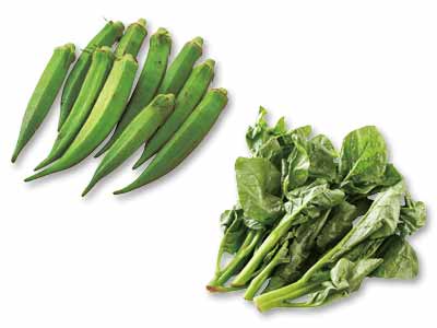 夏のねばとろ健菜◎おくら＆つるむらさきのセット写真