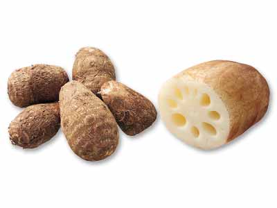 煮物でほっこり　里芋＆れんこんのセット写真