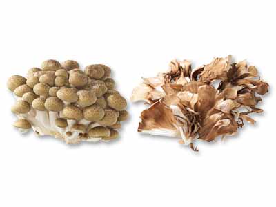 魚と一緒に包み焼きに◎　ぶなしめじ＆まいたけのセット写真