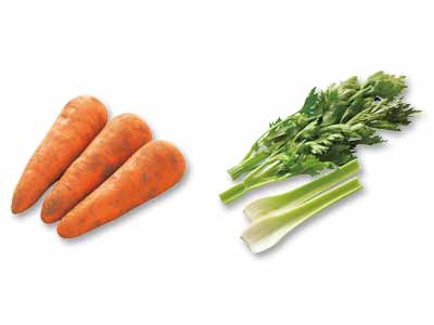 香りと彩りを楽しむ　人参＆三河のグリーンセロリのセット写真