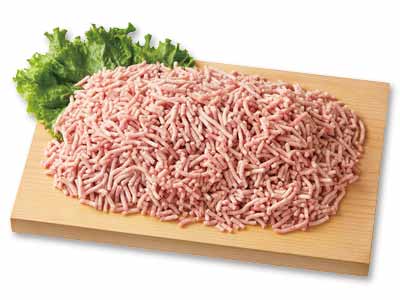 徳用冷凍大地うまみこい豚挽肉・バラ凍結写真