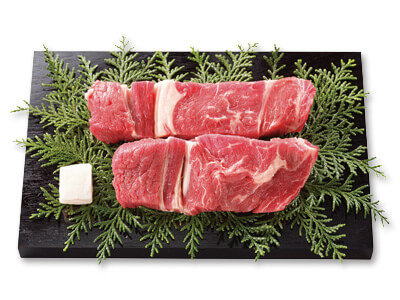 短角牛カタロースステーキ用写真