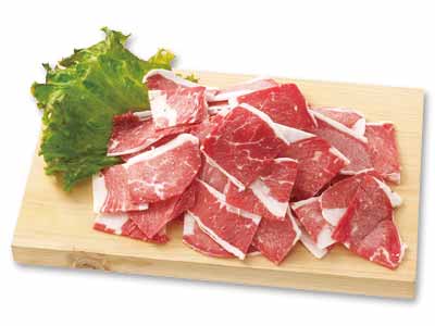 未来とかち牛　牛切り落とし（バラ凍結）写真