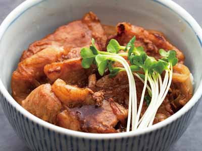 北海道放牧豚　厚切りロース豚丼用写真