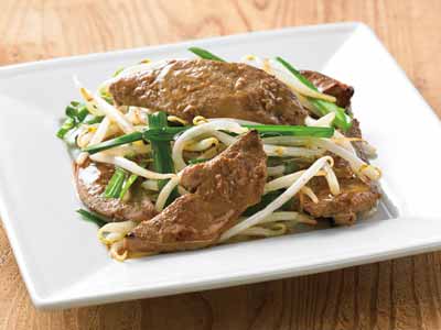 丹沢高原豚　豚レバー焼肉用（味付け）写真