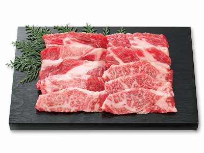 増量キャンペーン短角牛バラカルビ焼き用写真