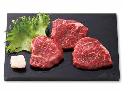 冷凍短角牛ランプミニステーキ用写真