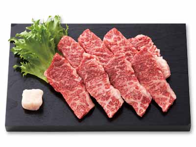 冷凍短角牛三角バラ特上カルビ焼き用写真