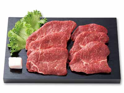 冷凍短角牛カタサンカク焼肉用写真