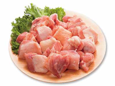 徳用・まほろば　鶏モモ肉唐揚用・バラ凍結写真