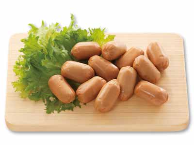 丹沢ハム工房　皮なし和風ミニウインナー写真