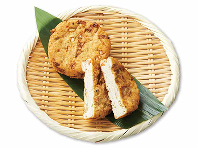 焼いて食べる お好み焼き風がんも写真