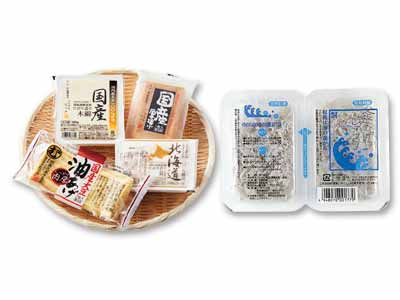 しらすをのせて 豆腐セット&釜あげしらす写真