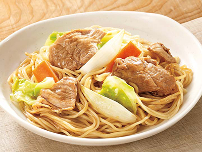 北海道産小麦のもちもち焼そば(ソース付)写真