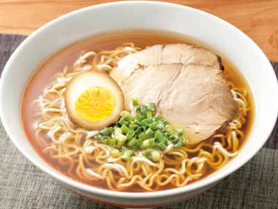 即席らーめん粋（醤油味）3食・ノンフライ麺写真