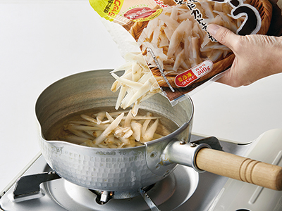 九州産冷凍ささがきごぼう(特別栽培ごぼう使用)写真