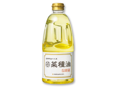 石橋製油のなたねサラダ油写真