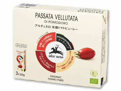有機トマトピューレー（200G×3）写真