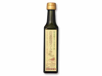 手摘み一番搾りの小豆島産オリーブオイル写真