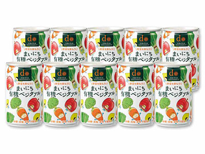野菜を飲もう!まいにち有機ベジタブル10缶写真