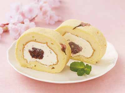 ナチュランドのさくらのロールケーキ写真