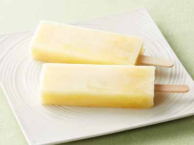 パイナップルアイスキャンディー写真