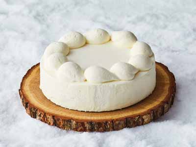 北海道純生クリームを味わうホワイトケーキ5号写真