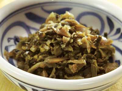 大地のもったいナイにっぽんのザーサイ葉油炒め写真