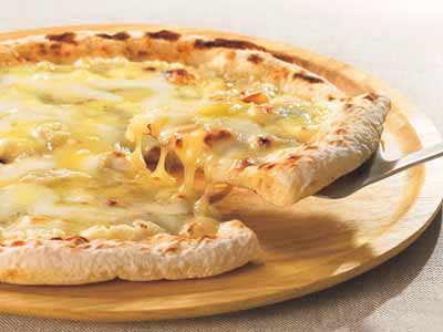 バンビーノピザ(4種チーズのミニピザ)写真