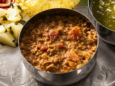 頒布会キャンセル分販売・トマトのチキンキーマカレー写真