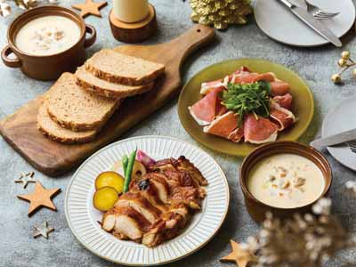 クリスマスローストチキンセット写真