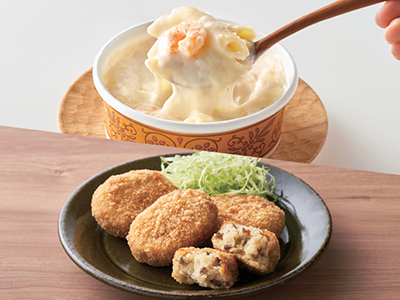 温めるだけ　人気の洋風そうざいセット写真