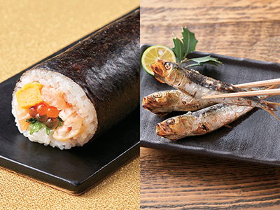 海鮮恵方巻き・黄金いわしセット写真