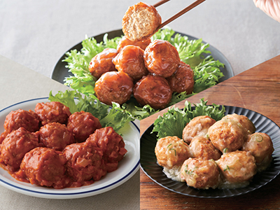 【お得】ふんわり豆腐鶏肉だんご食べ比べ3種セット写真