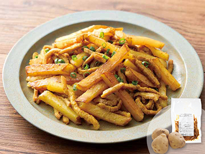 【じゃがいもとセットがお得】野菜を加えて　カレー風味のチンジャオロースの素写真