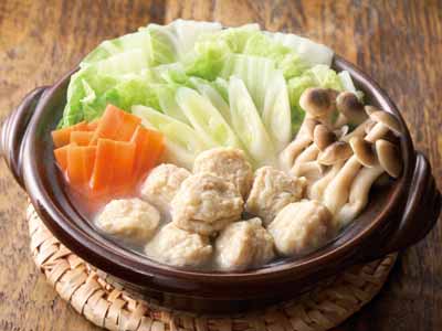 うまみこい鶏　白湯スープの鶏だんご鍋セット写真