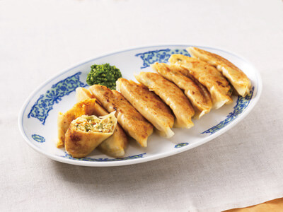しそ入り精進餃子写真