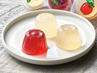 徳用ミニカップゼリー（りんご・ぶどう）写真