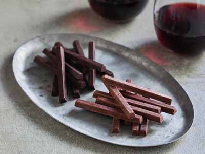 有機ダーデンスティックチョコレート（70％カカオ＆ミルク）写真