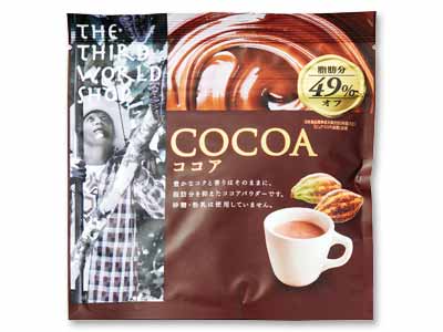 フェアトレードココア(砂糖不使用)写真