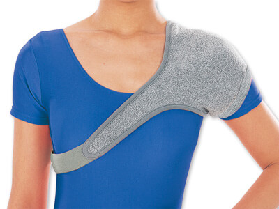 予約　日本製　備長炭あったか磁気肩サポーター（片方用）写真